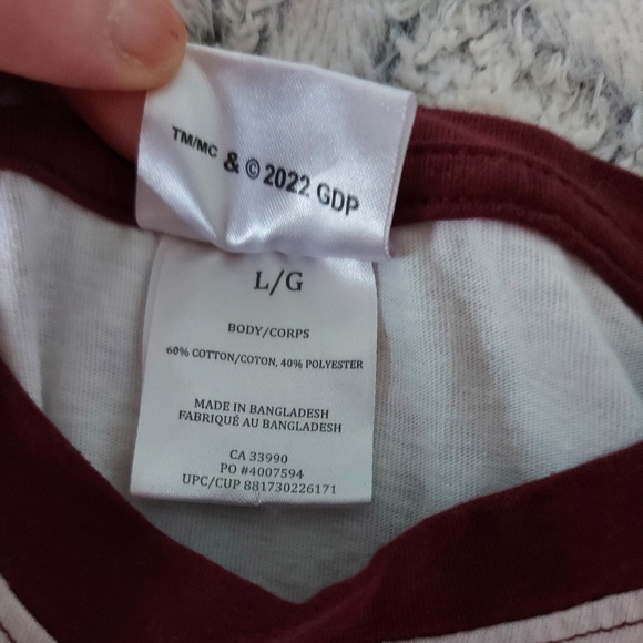 Grateful Dead White Tee cropped size large - Picture 5 of 5